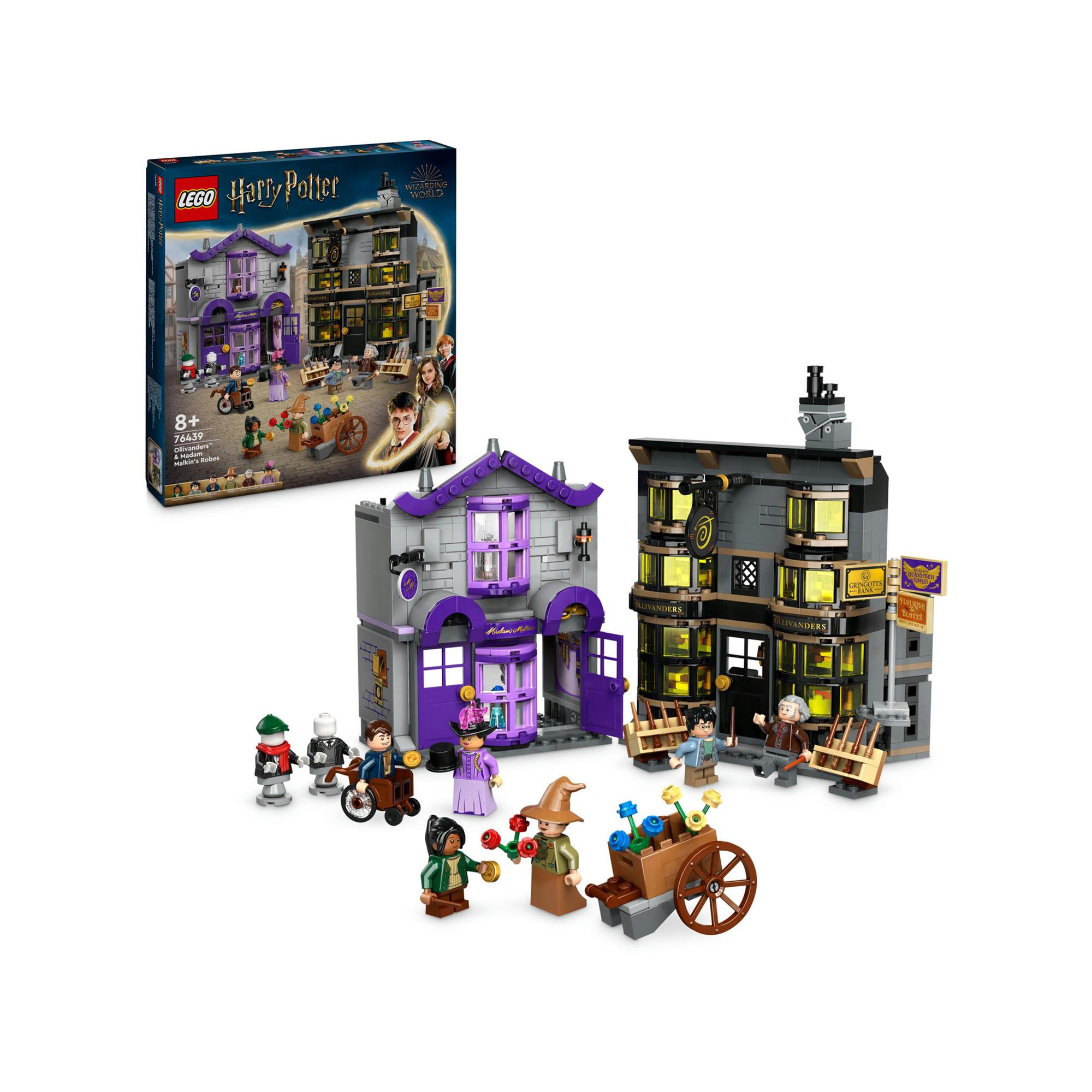 LEGO®  76439 Ollivander et Madame Guipure, prêt-à-porter pour mages et sorciers 