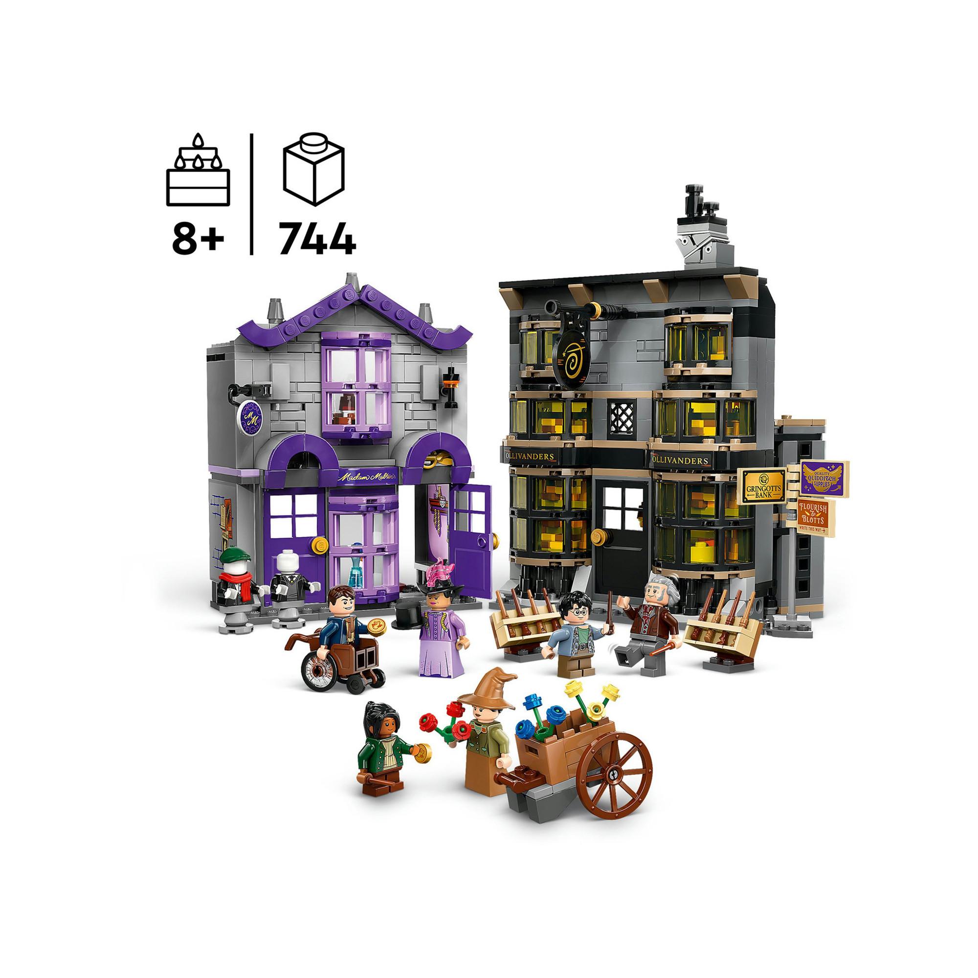 LEGO®  76439 Ollivander et Madame Guipure, prêt-à-porter pour mages et sorciers 