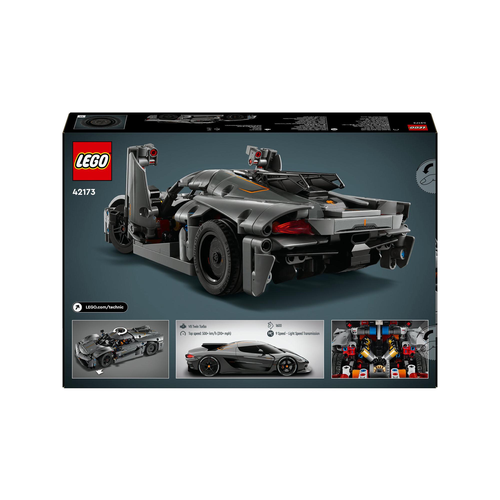 LEGO®  42173 Hypercar Koenigsegg Jesko Absolut grise 