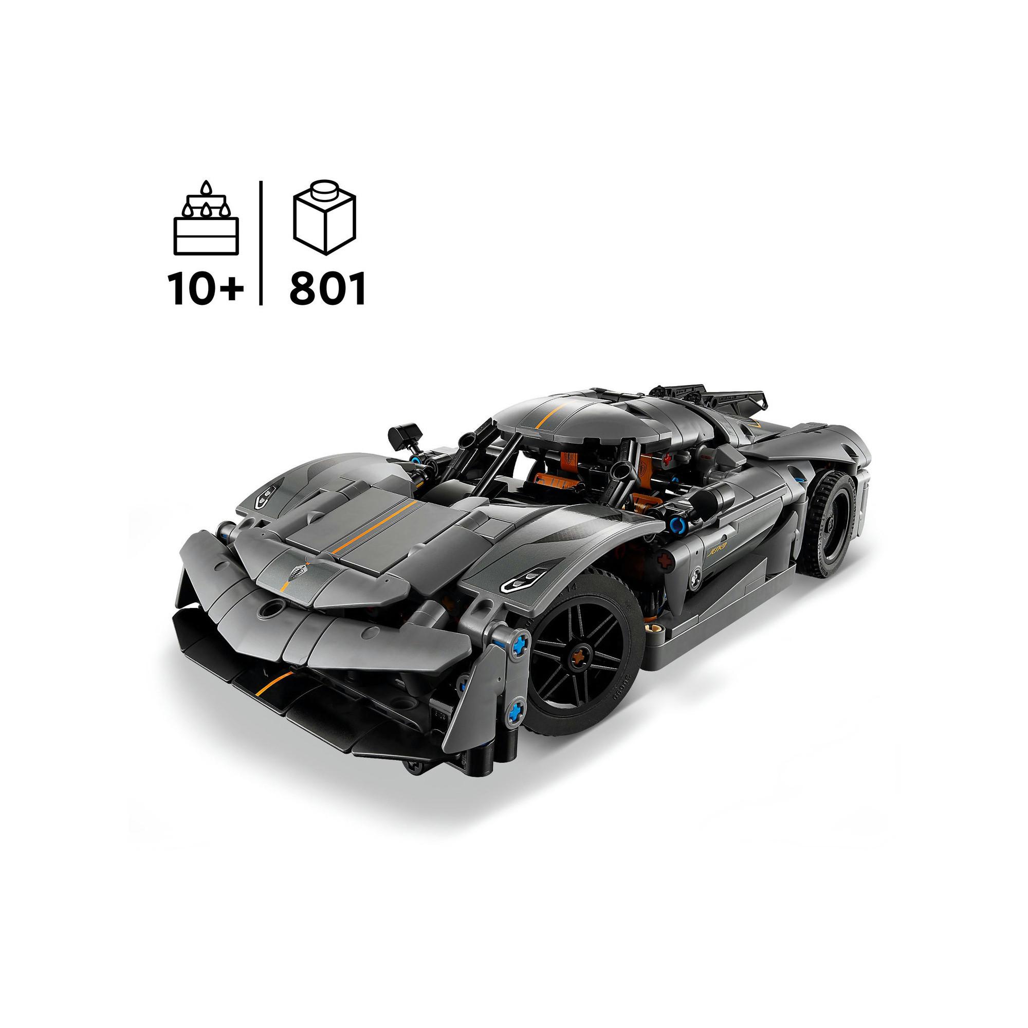 LEGO®  42173 Koenigsegg Jesko Absolut Supersportwagen in Grau 