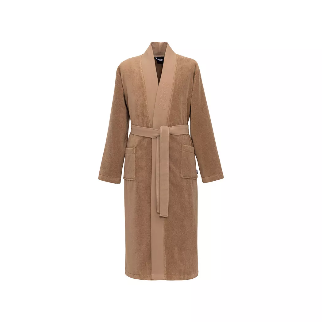 Hugo Boss - Bademantel, unisex, für Damen, Camel, Größe M