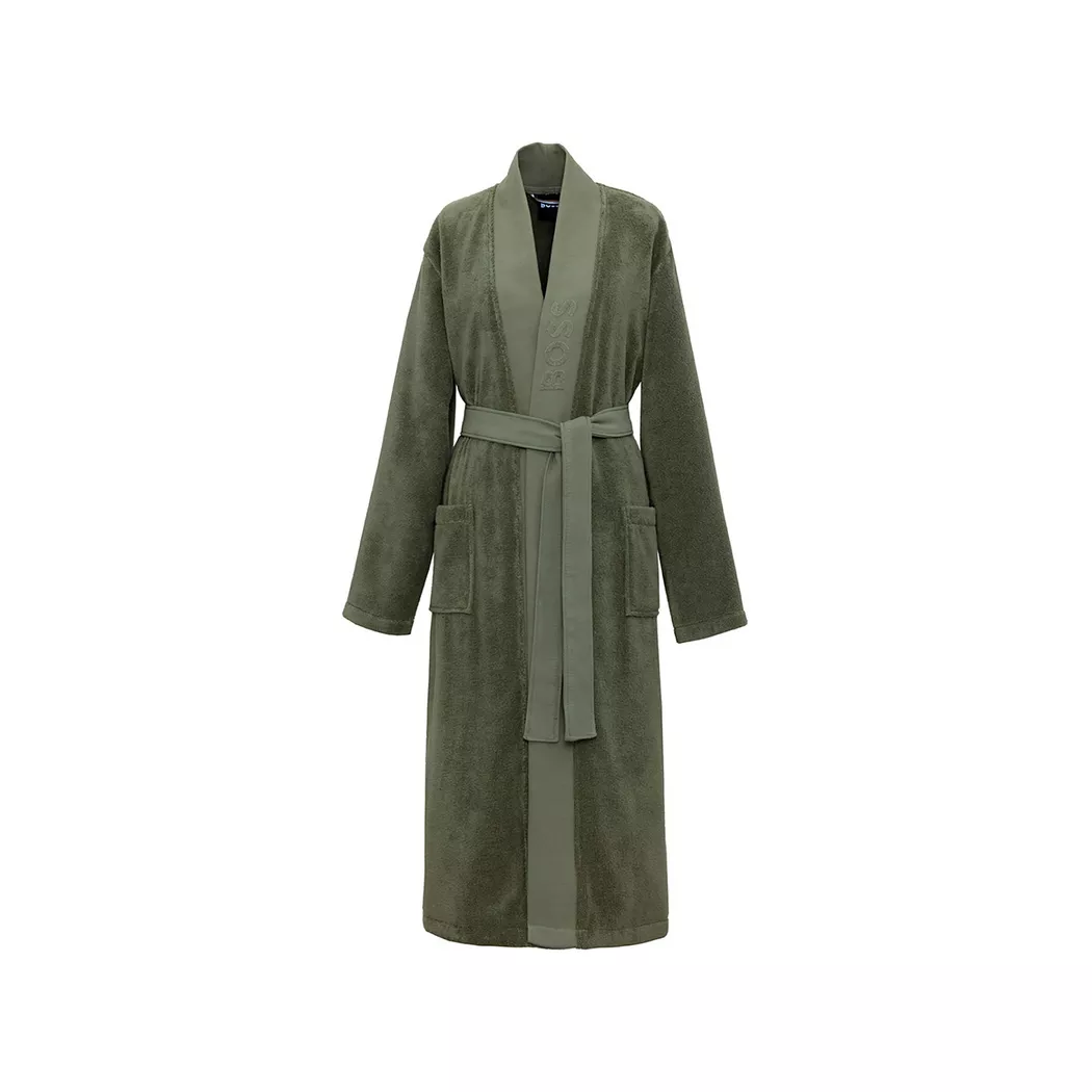 Hugo Boss - Bademantel, unisex, für Damen, Grün, Größe L