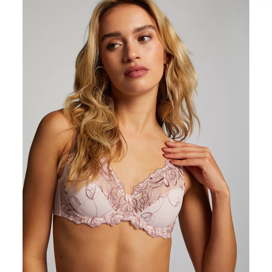 Hunkemöller Bestickter Bügel-BH Lila 85D 2
