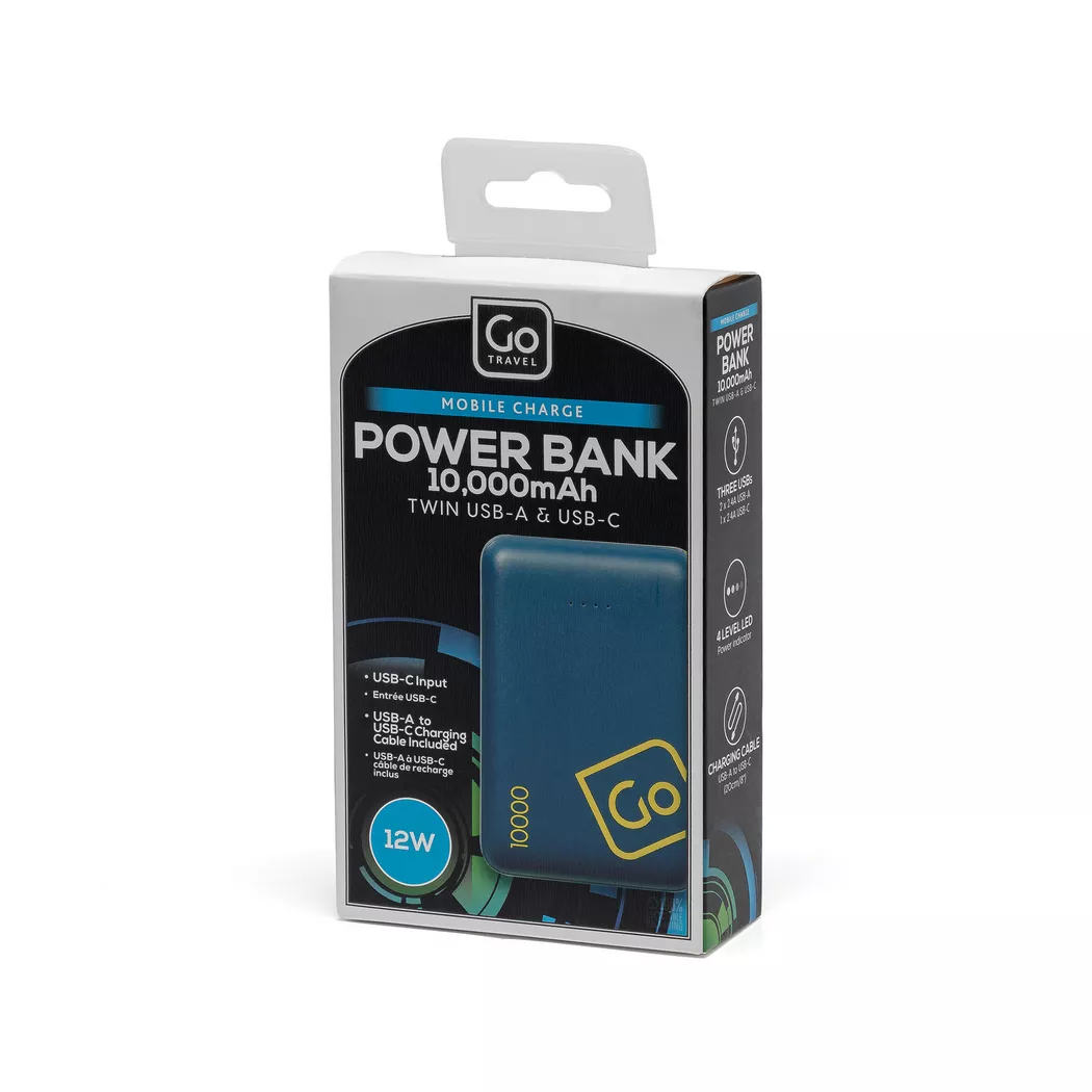 Go Travel - Powerbank, One Size, Blau