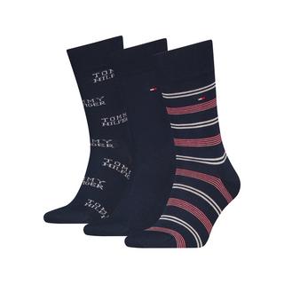 TOMMY HILFIGER 3P Giftset Lot de 3 paires de chaussettes, hauteur mollet 