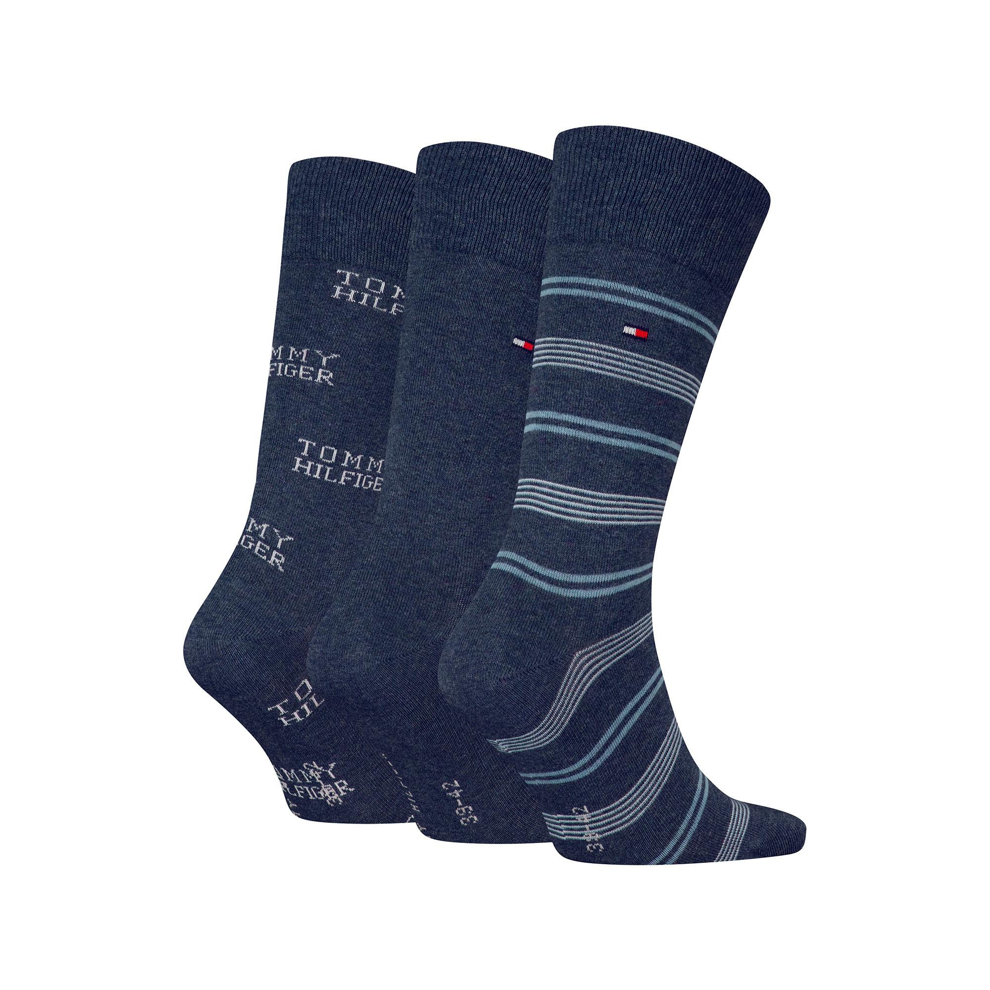 TOMMY HILFIGER 3P Giftset Triopack, wadenlange Socken 