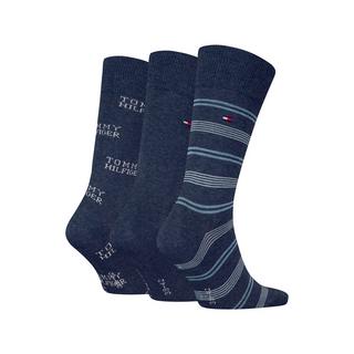 TOMMY HILFIGER 3P Giftset Triopack, wadenlange Socken 