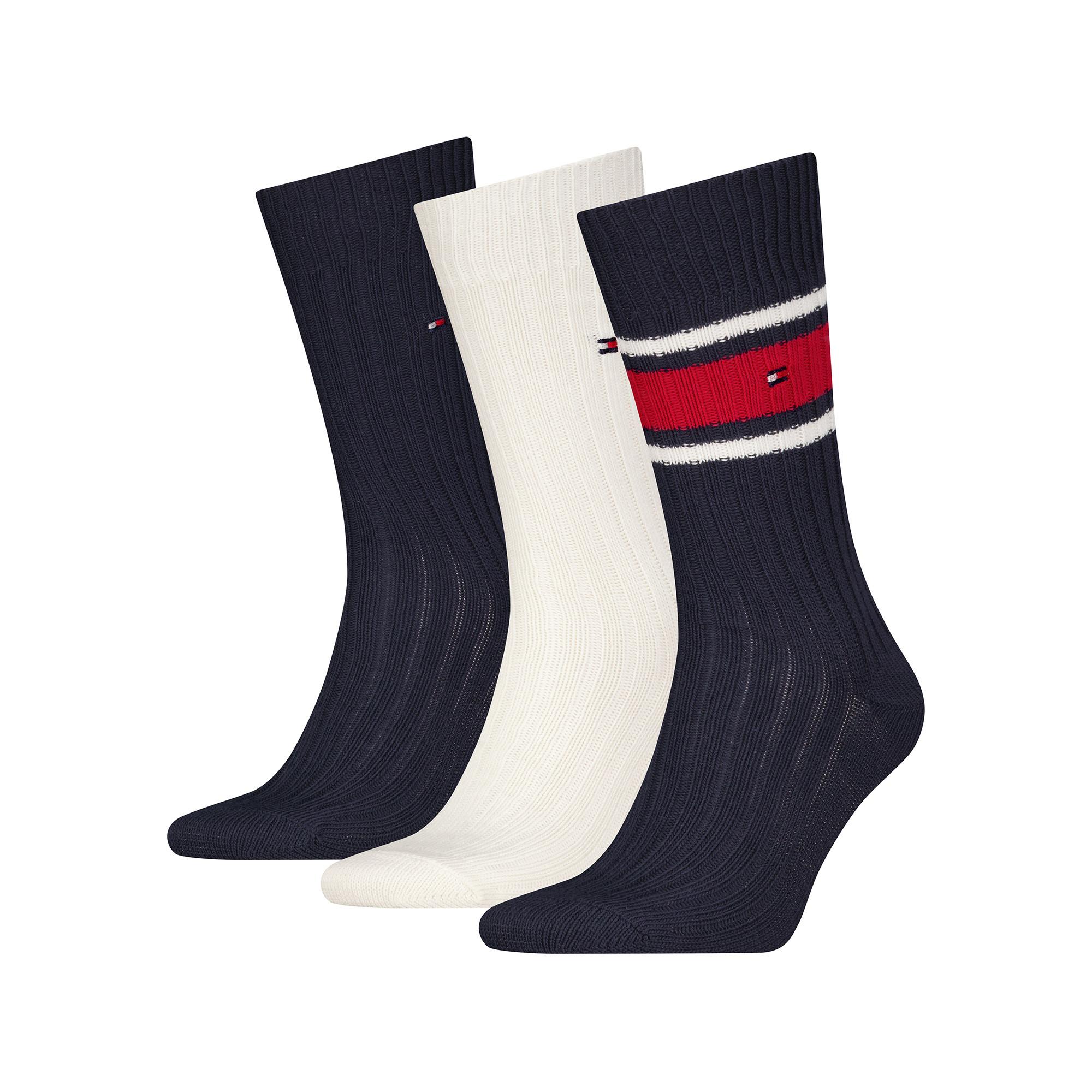 TOMMY HILFIGER 3P Giftset Triopack, wadenlange Socken 