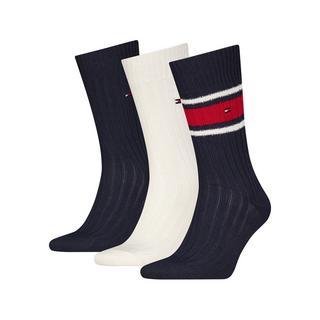 TOMMY HILFIGER Lot de 3 paires de chaussettes hauteur mollet  