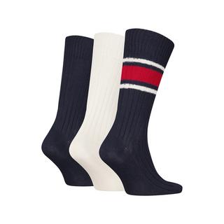TOMMY HILFIGER Lot de 3 paires de chaussettes hauteur mollet  