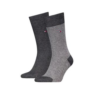 TOMMY HILFIGER Birdseye Wadenlange Socken Duopack  