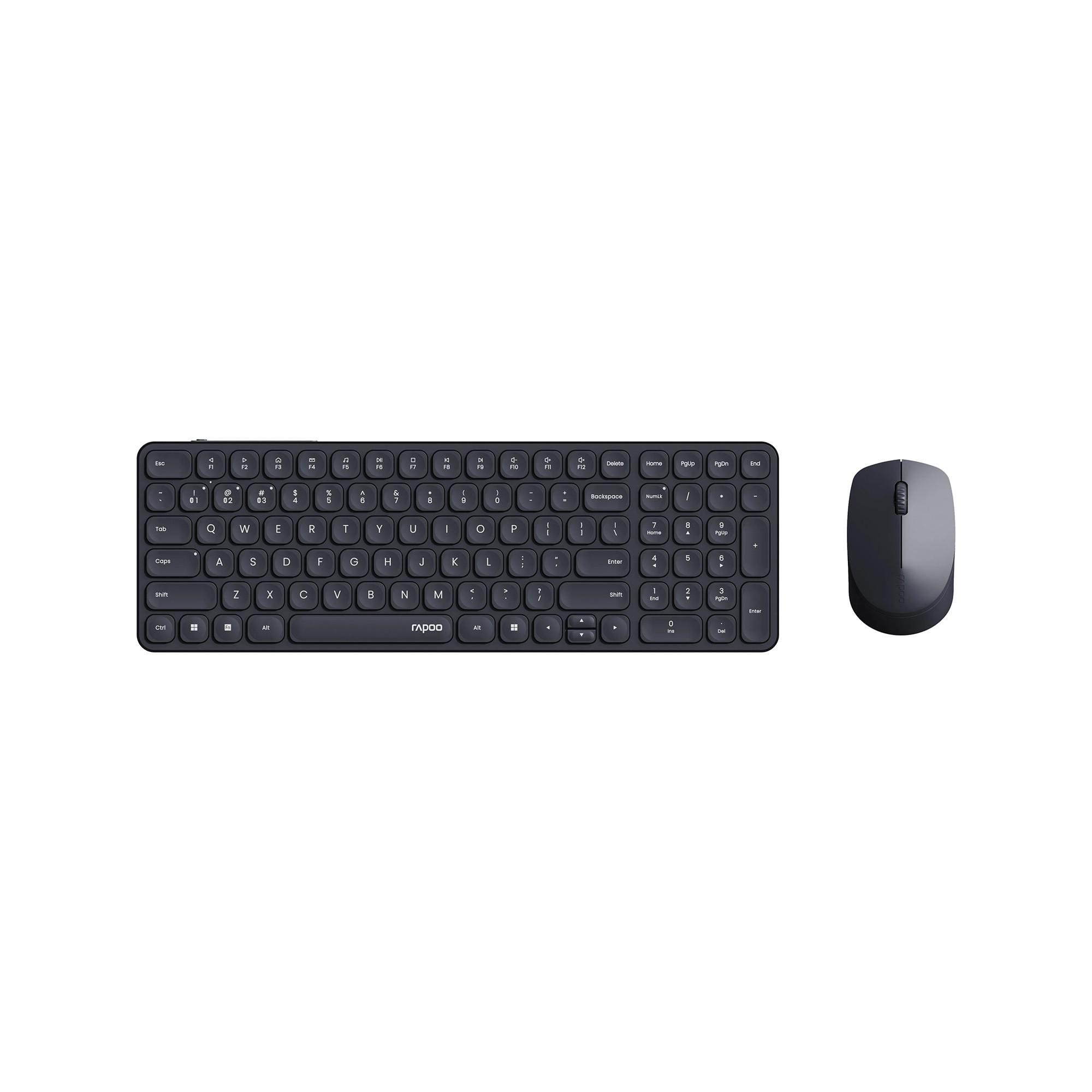 rapoo 9310M Ultraslim Deskset Clavier sans fil 