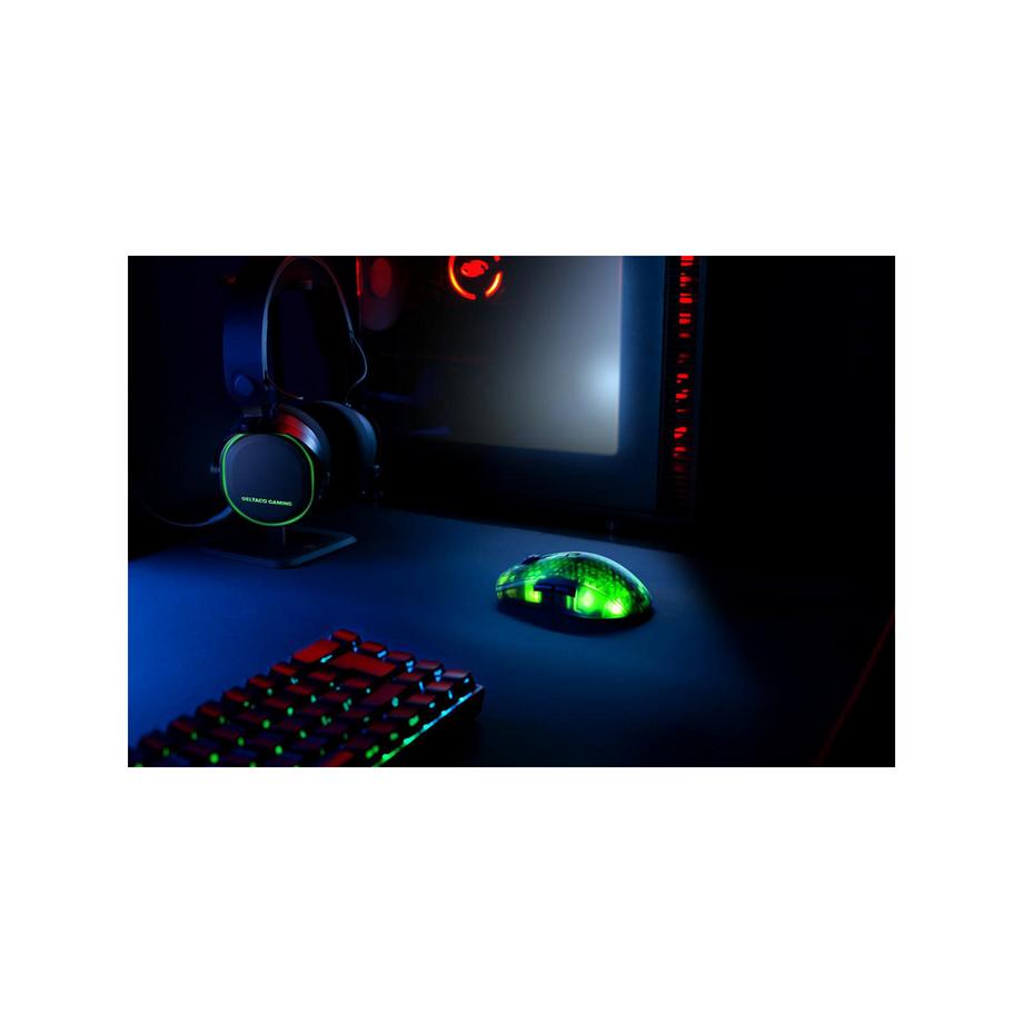 DELTACO Lightweight Mouse Wirel.RGB Souris gaming 