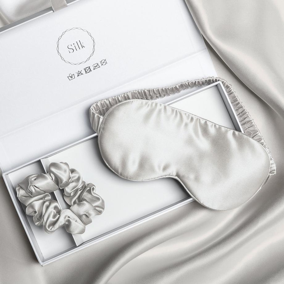 Manor Coffret cadeau Silka Seiden Schlafmaske & Haargummi 