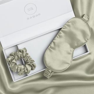 Manor Geschenkset Silka Seiden Schlafmaske & Haargummi 