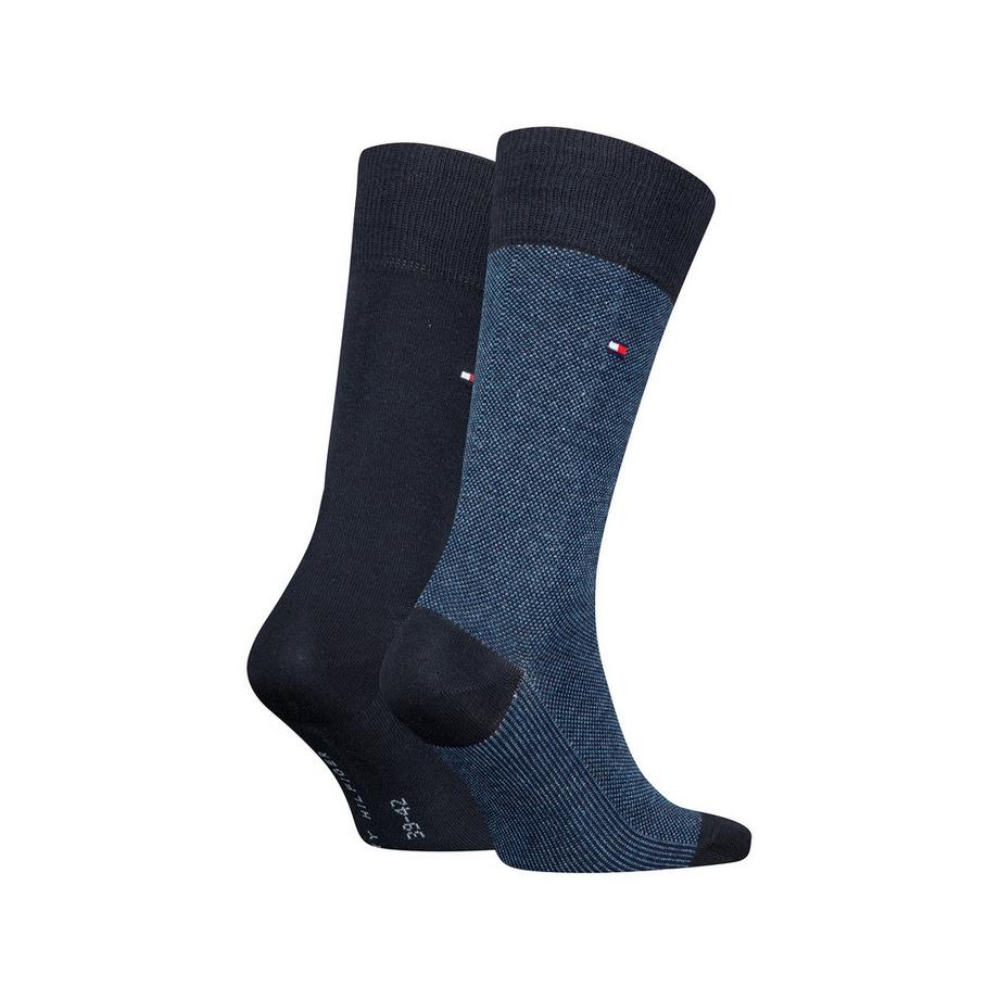 TOMMY HILFIGER TH MEN SOCK 2P BIRDEYE Duopack Wadenlange Socken  