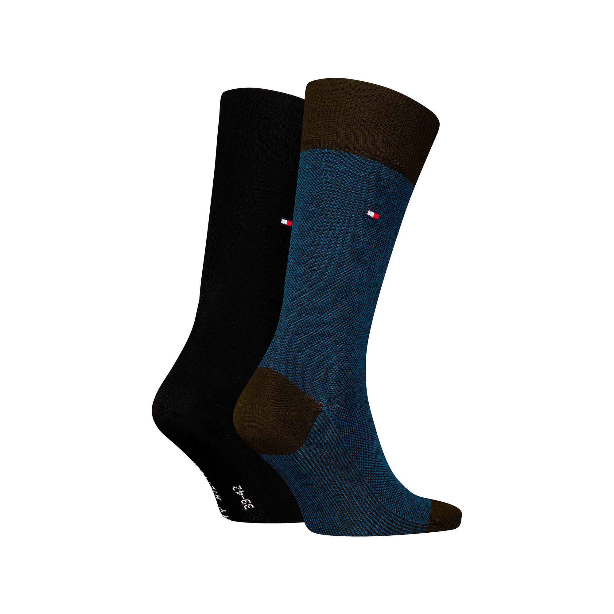 TOMMY HILFIGER TH MEN SOCK 2P BIRDEYE Gambaletti, 2-pack 