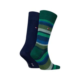 TOMMY HILFIGER TH MEN SOCK 2P HERRINGBONE STRIPE Gambaletti, 2-pack 