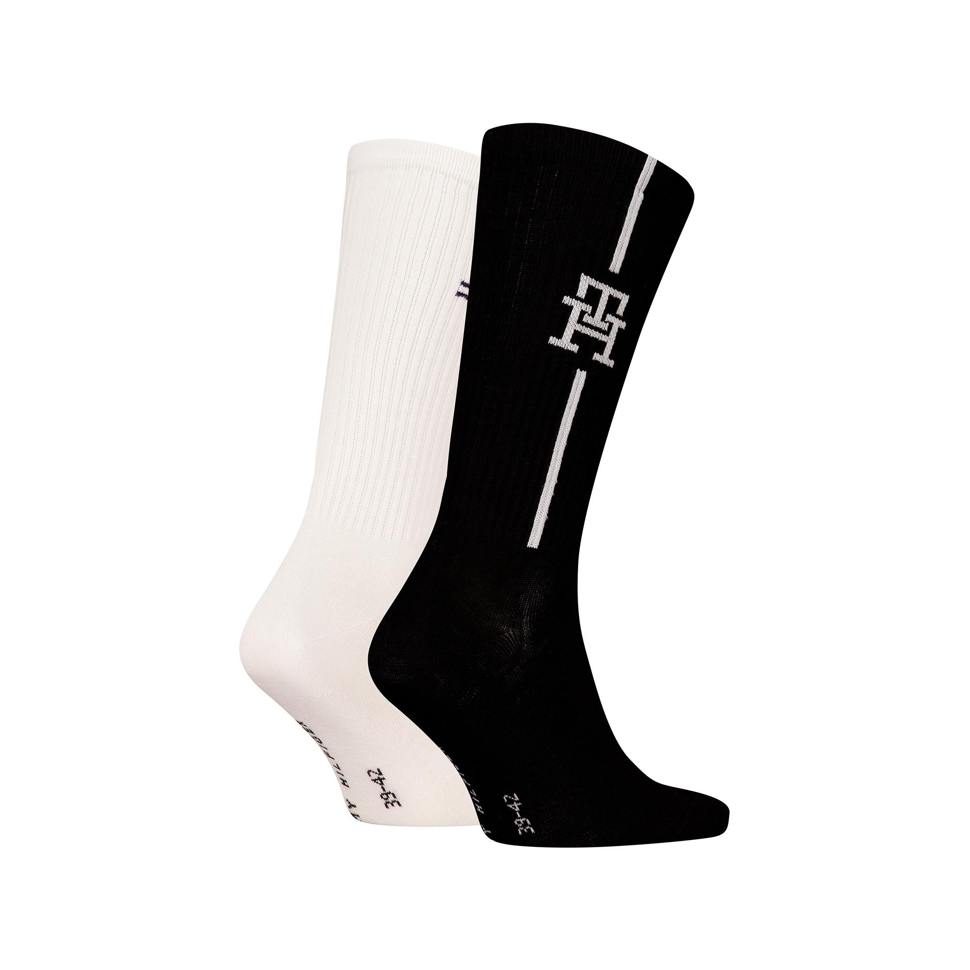 TOMMY HILFIGER TH MEN SOCK 2P MONOGRAM Duopack, wadenlange Socken 