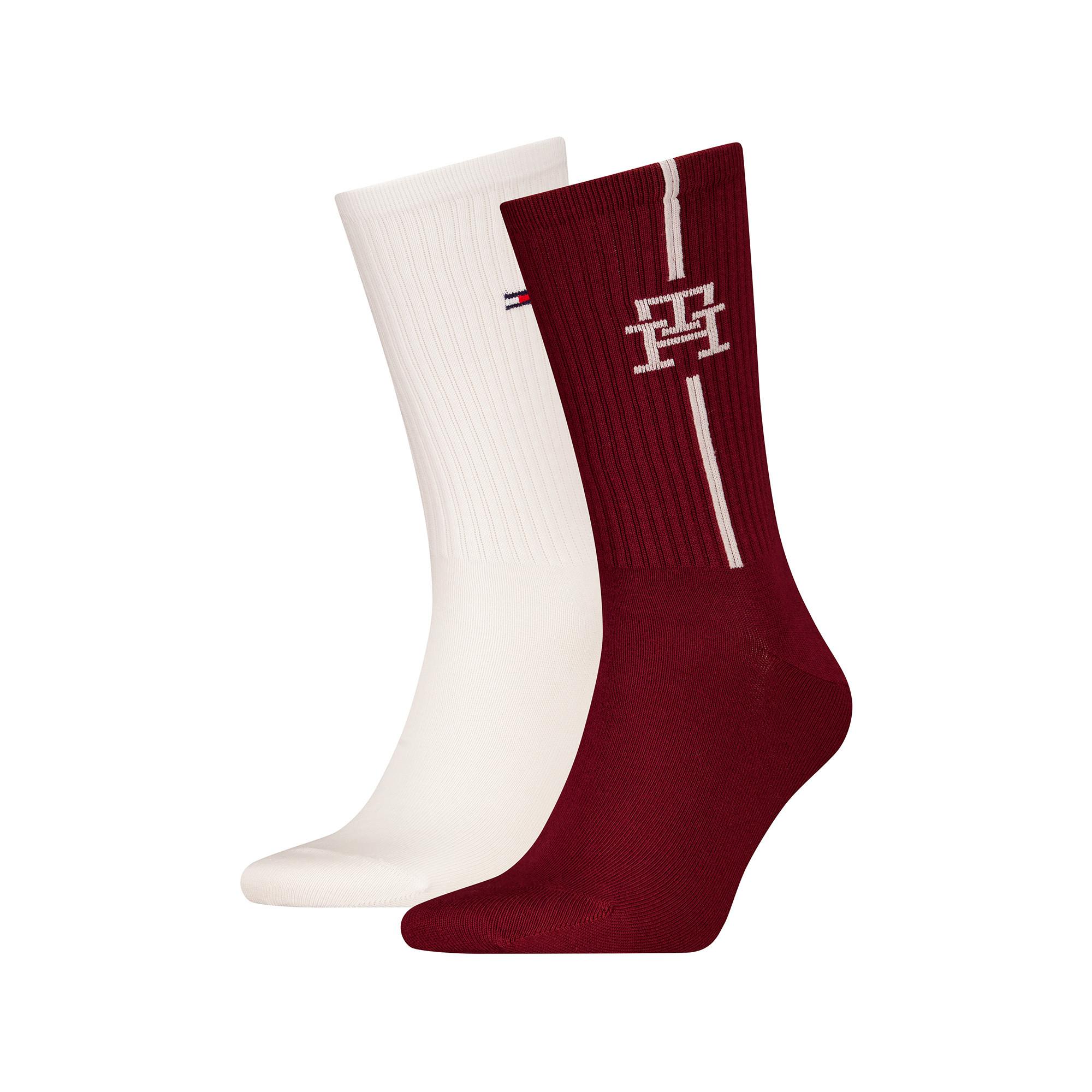 TOMMY HILFIGER TH MEN SOCK 2P MONOGRAM Gambaletti, 2-pack 