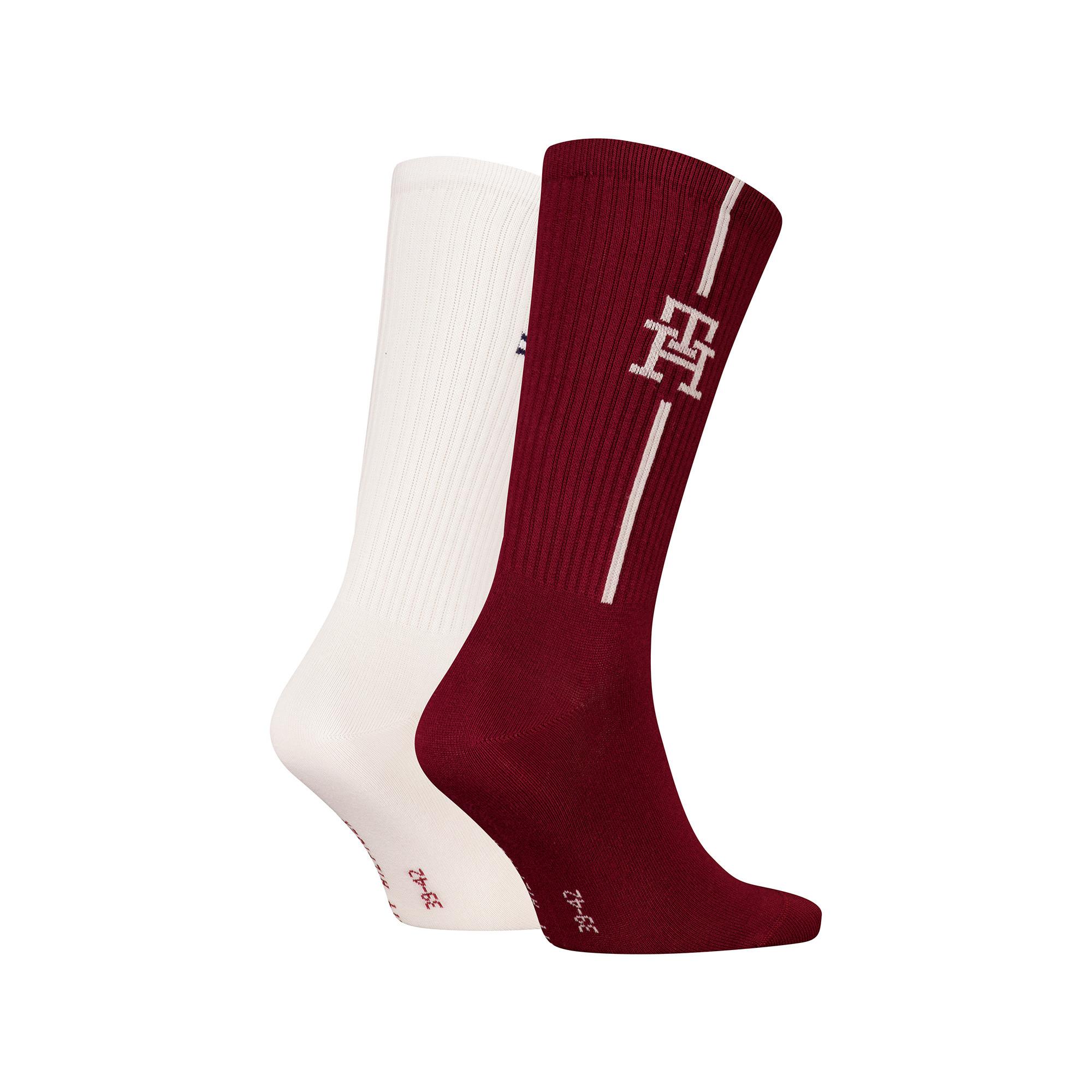 TOMMY HILFIGER TH MEN SOCK 2P MONOGRAM Duopack, wadenlange Socken 