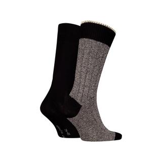 TOMMY HILFIGER TH MEN SOCK 2P MOULINE BOOTSOCKS Gambaletti, 2-pack 