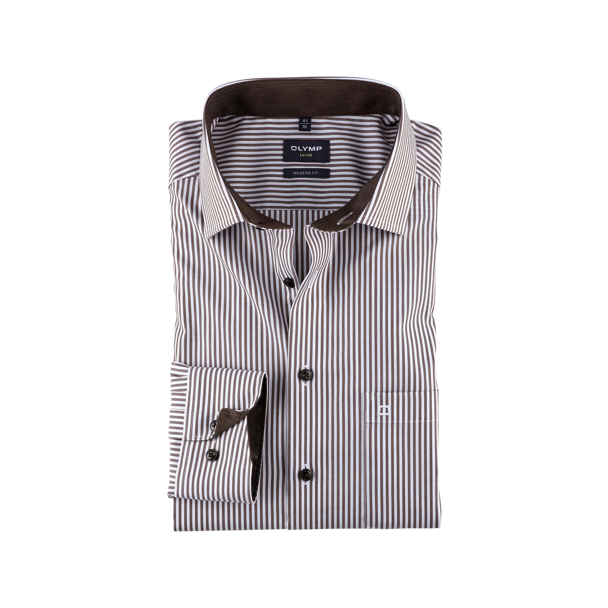 OLYMP - Camisa Formal - Básico - Cuello Kent - Para Hombre Blanco Blanco 38