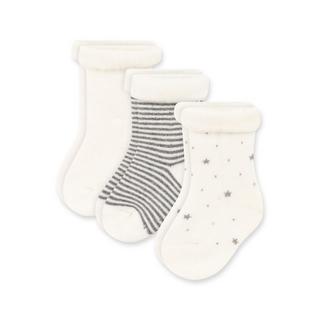 PETIT BATEAU  Lot de 3 paires de chaussettes pour bébé 