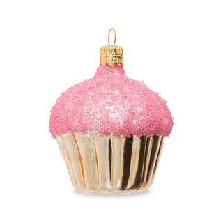 Manor Ornament Cupcake Rosa 