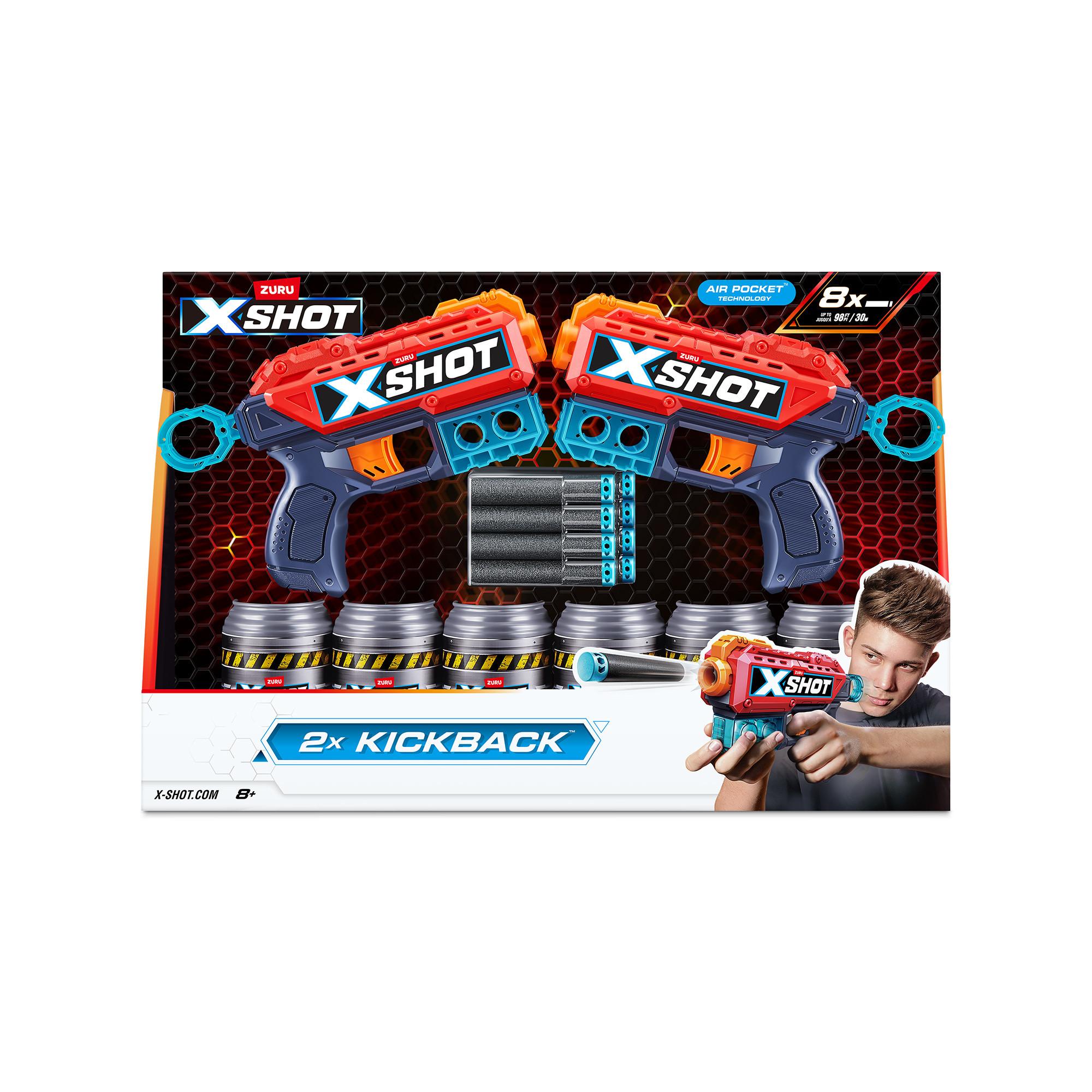 X-Shot  Double Kickback Blaster Set 