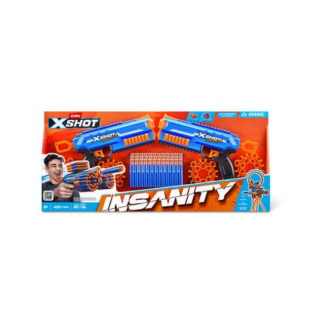 X-Shot  Insanity Double Manic Blaster Set 