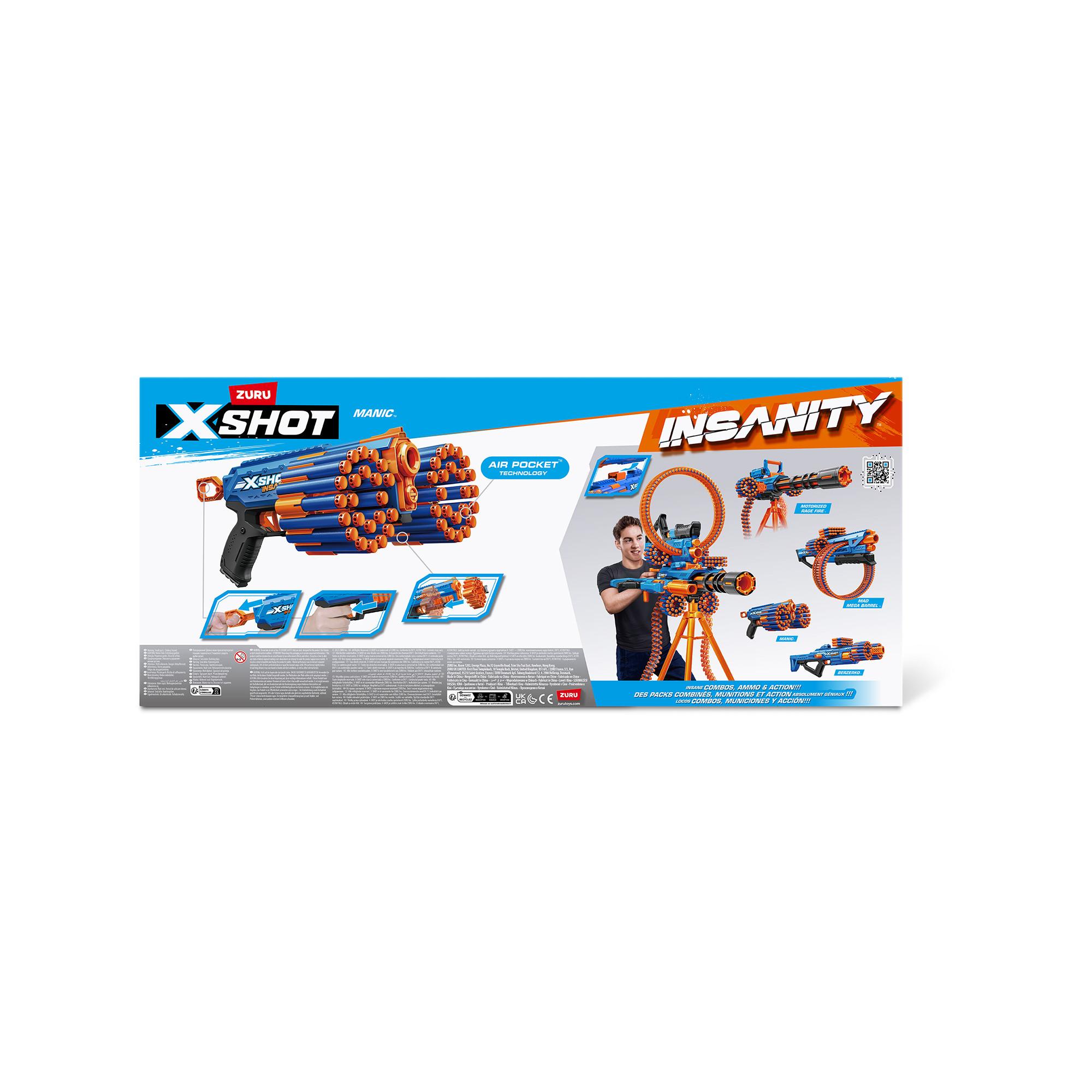 X-Shot  Insanity Double Manic Blaster Set 