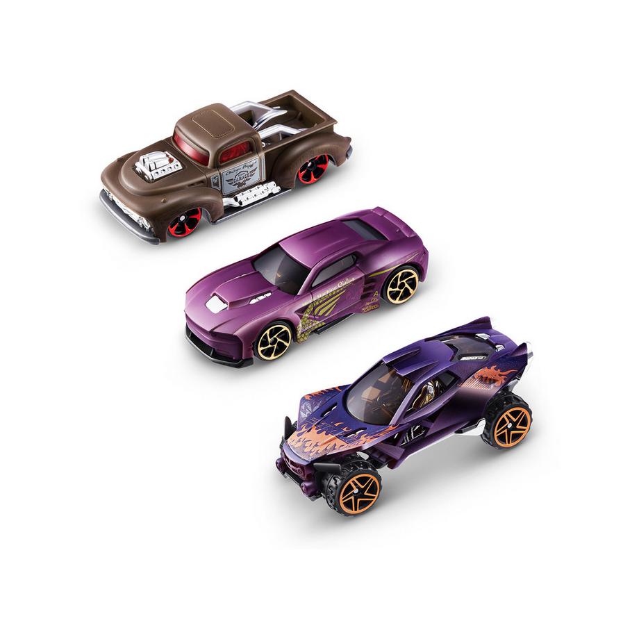 Metal Machines  Farbwechsel-Autos 3er Pack, Zufallsauswahl 