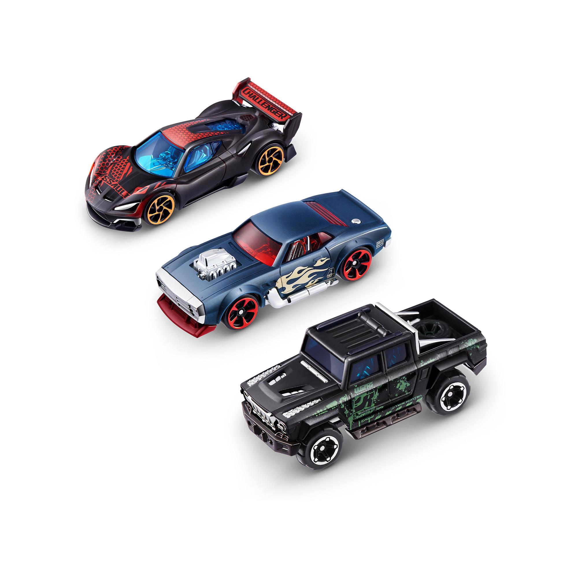 Metal Machines  Farbwechsel-Autos 3er Pack, Zufallsauswahl 