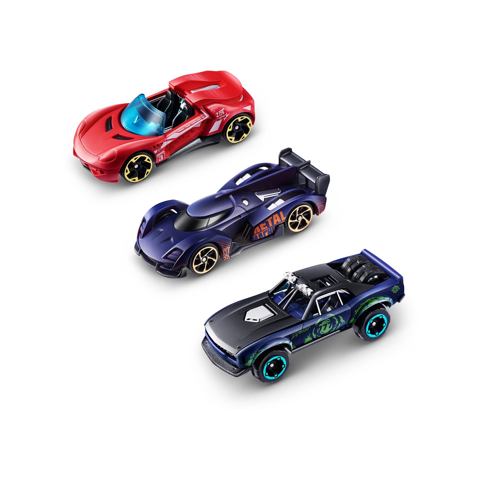 Metal Machines  Farbwechsel-Autos 3er Pack, Zufallsauswahl 