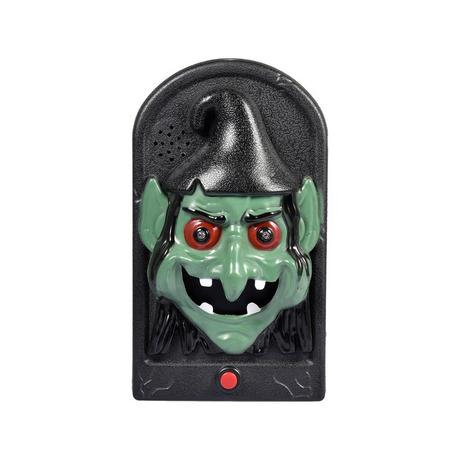 NA  Halloween Deko Sonnette de porte sorcière 