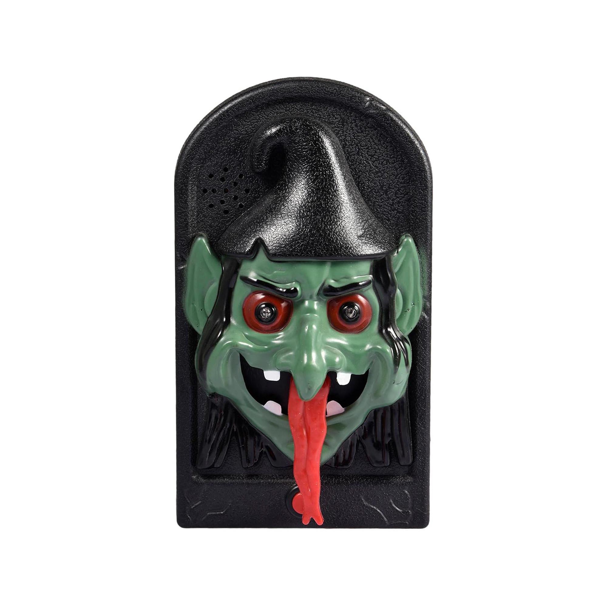   Halloween Deko Sonnette de porte sorcière 