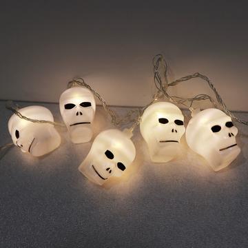 Guirlande lumineuse Halloween Têtes de mort