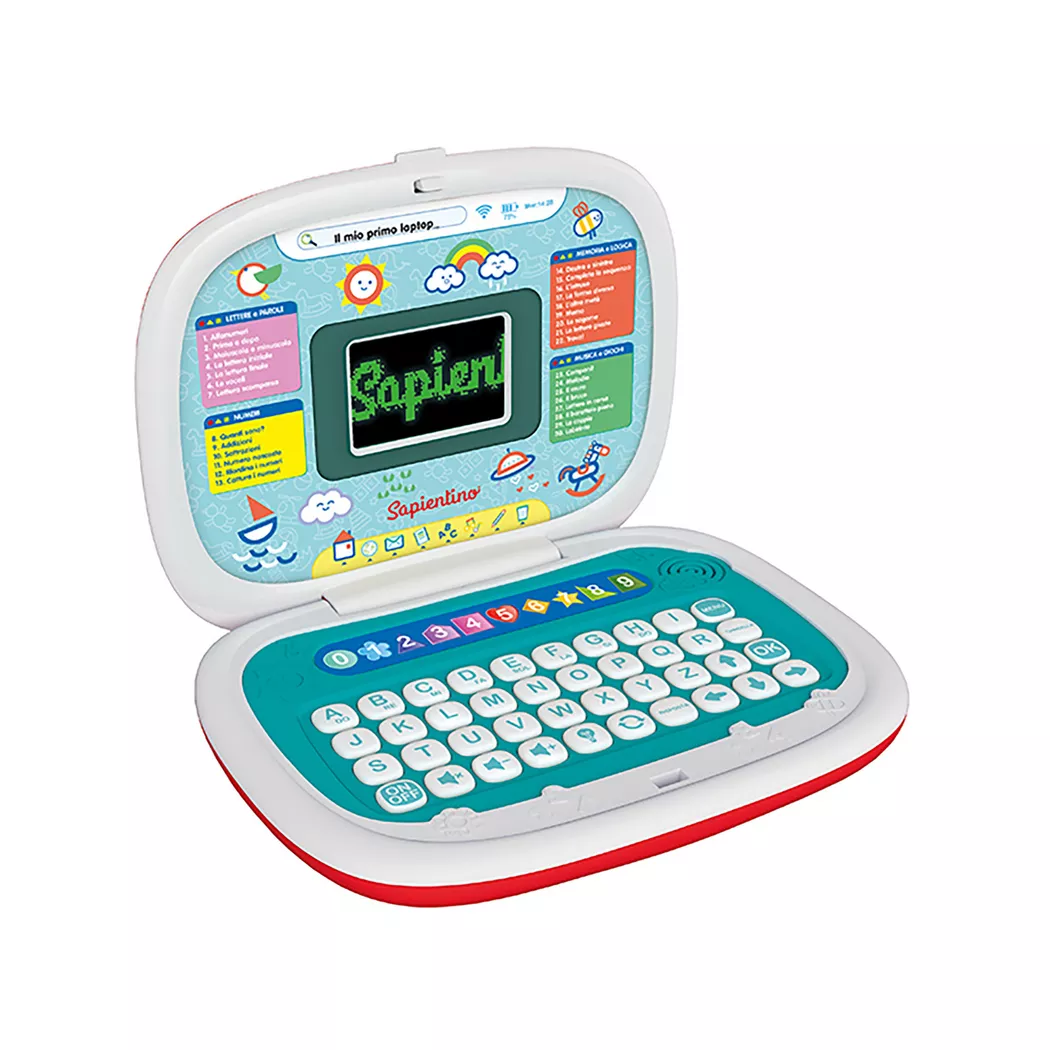 Clementoni - Il mio Primo Lap Top, Italienisch, Multicolor