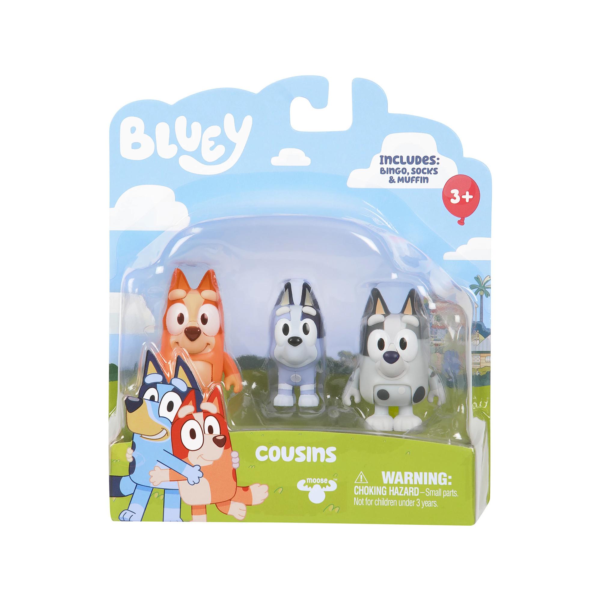 Moose Toys  Bluey Figuren Doppelpack, Zufallsauswahl 