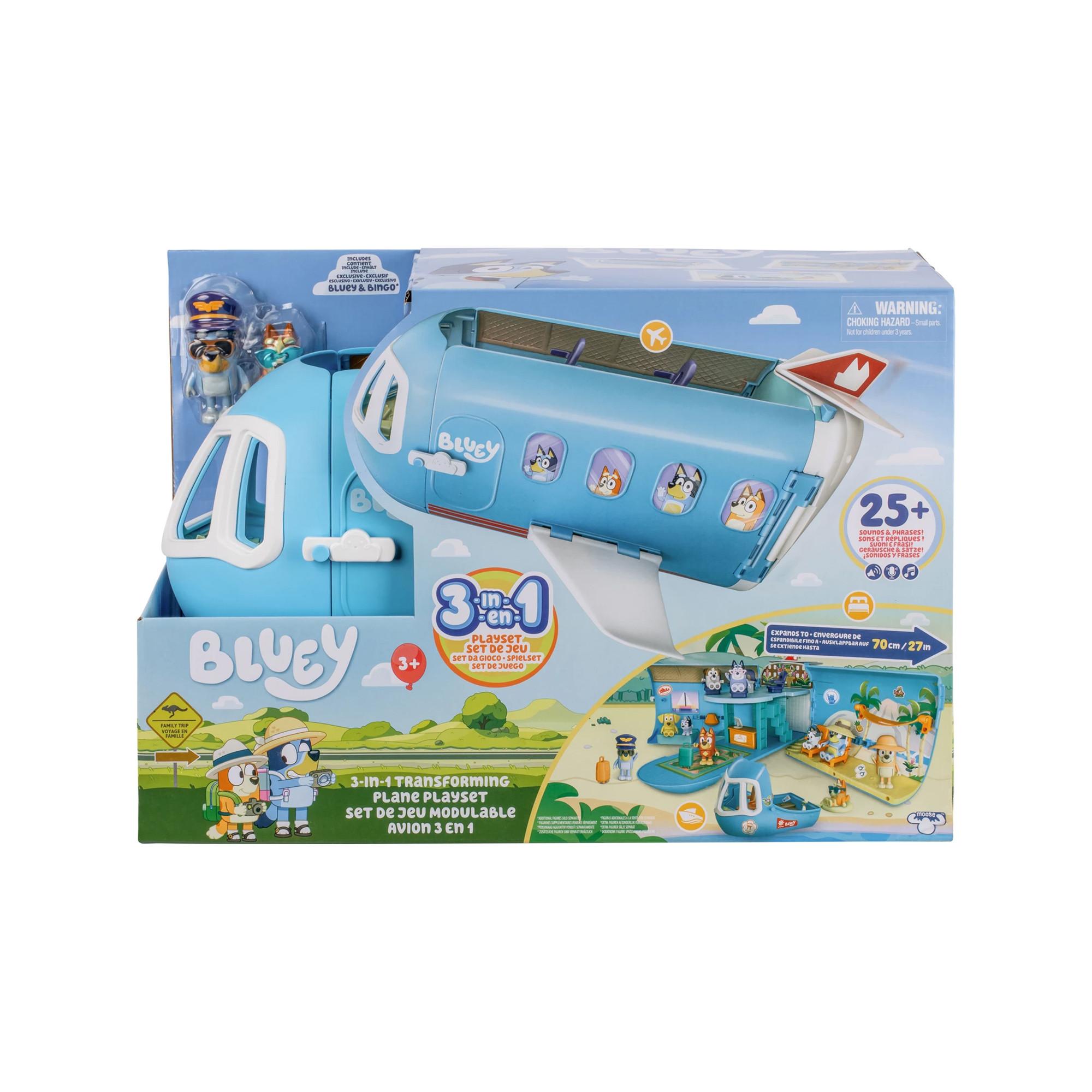 Moose Toys  Aereo Bluey 3 in 1 