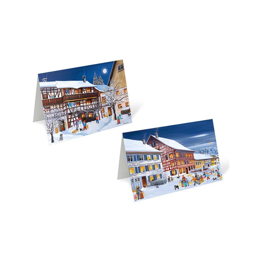 Unicef Weihnachtskarten Set In the Village 