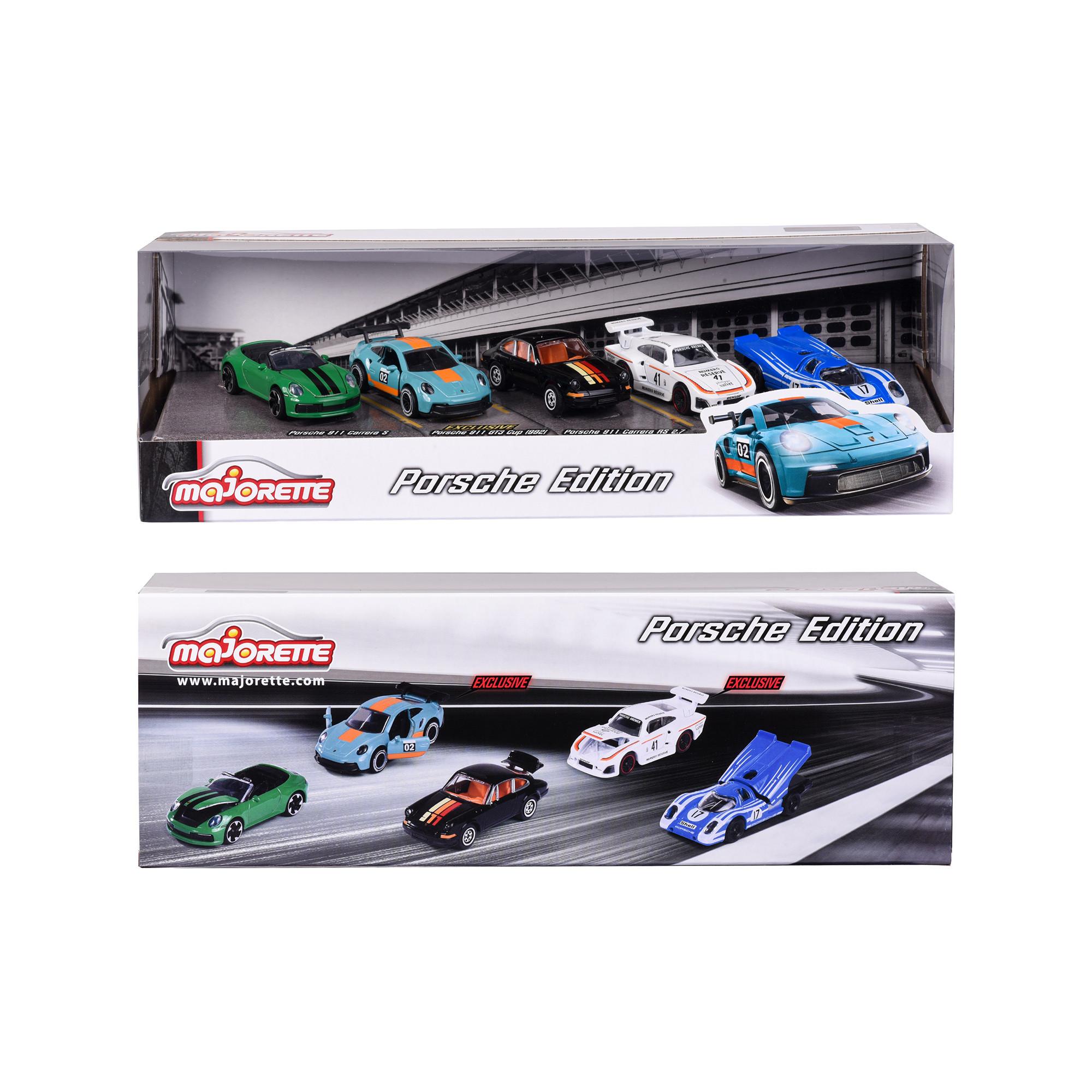 Majorette  Sport automobile Porsche  5 Pieces Giftpack 