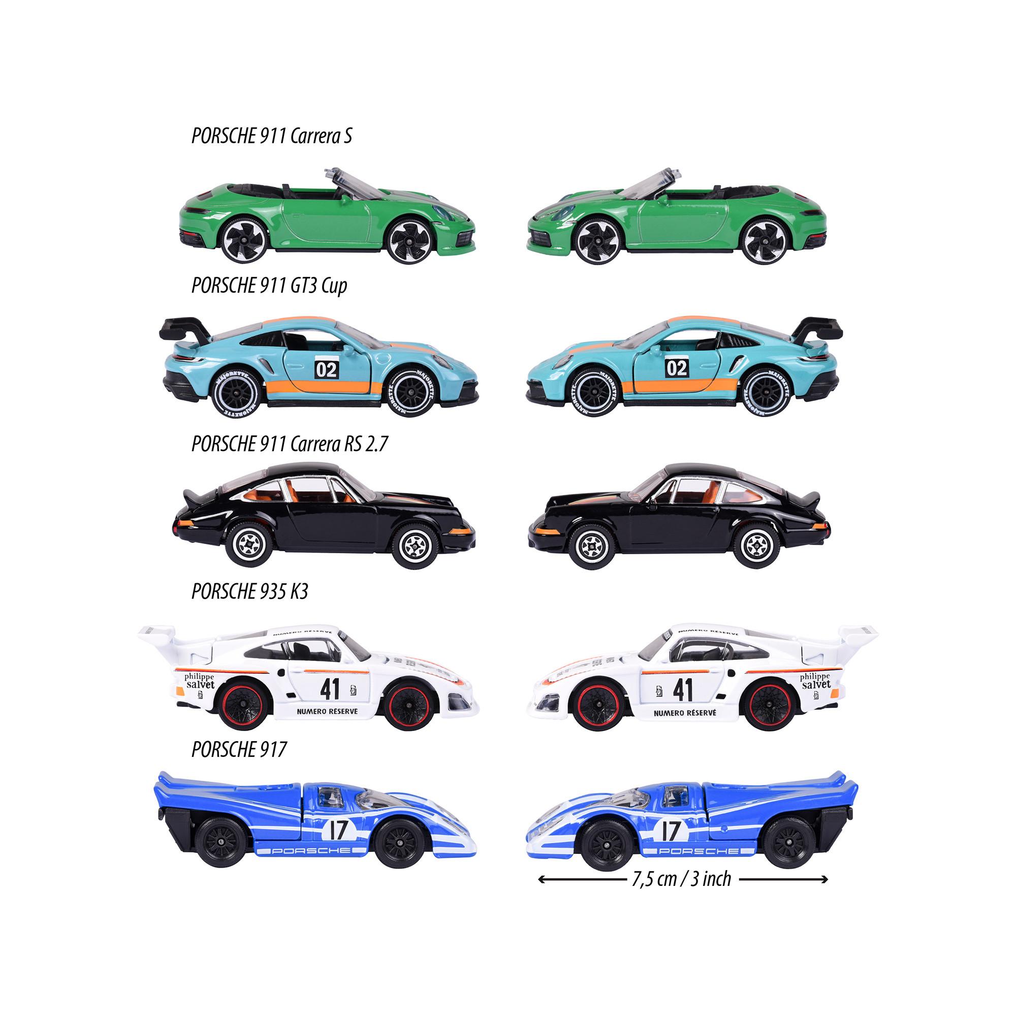 Majorette  Porsche Motorsport 5er Set 