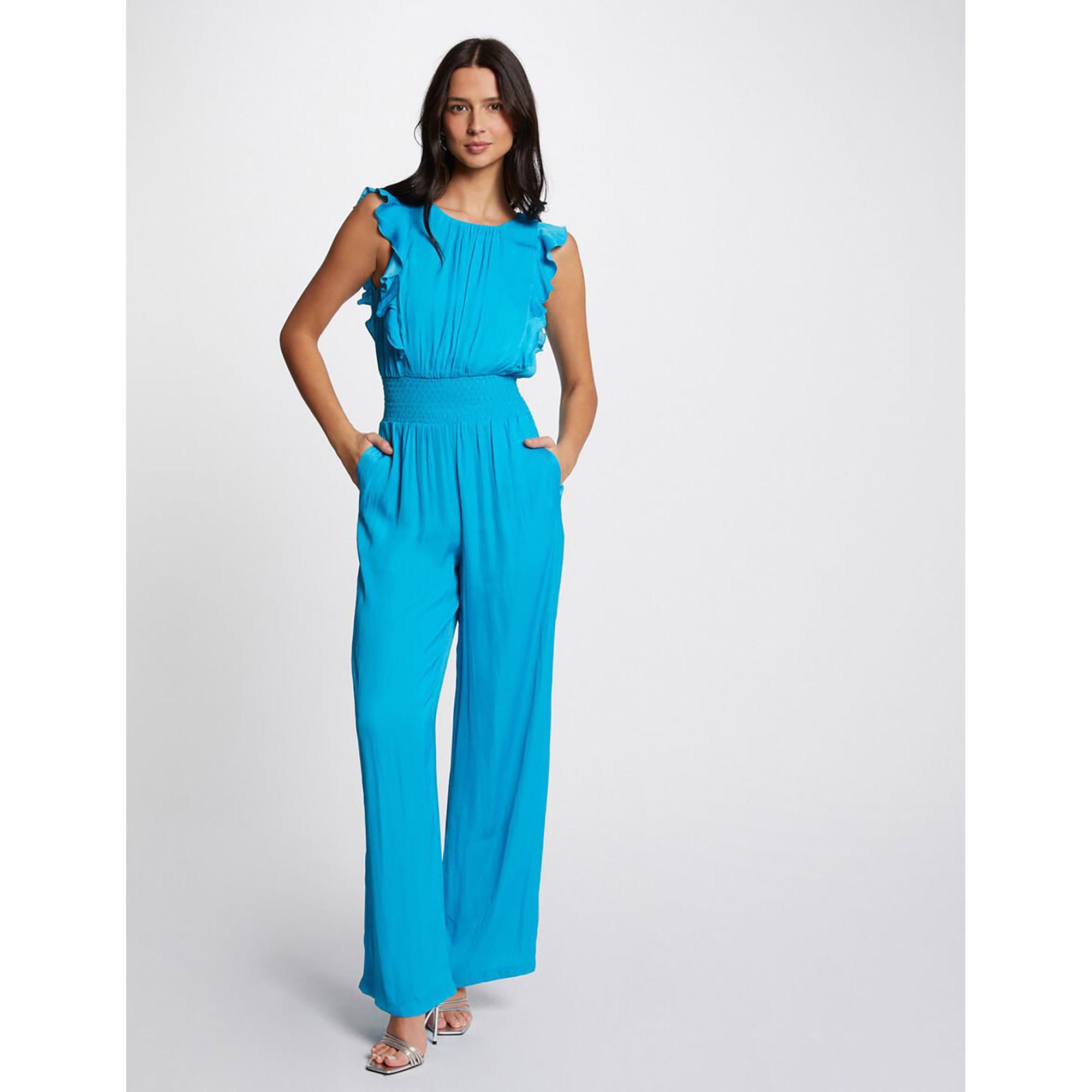 Image of Jumpsuit Damen Türkisblau 34