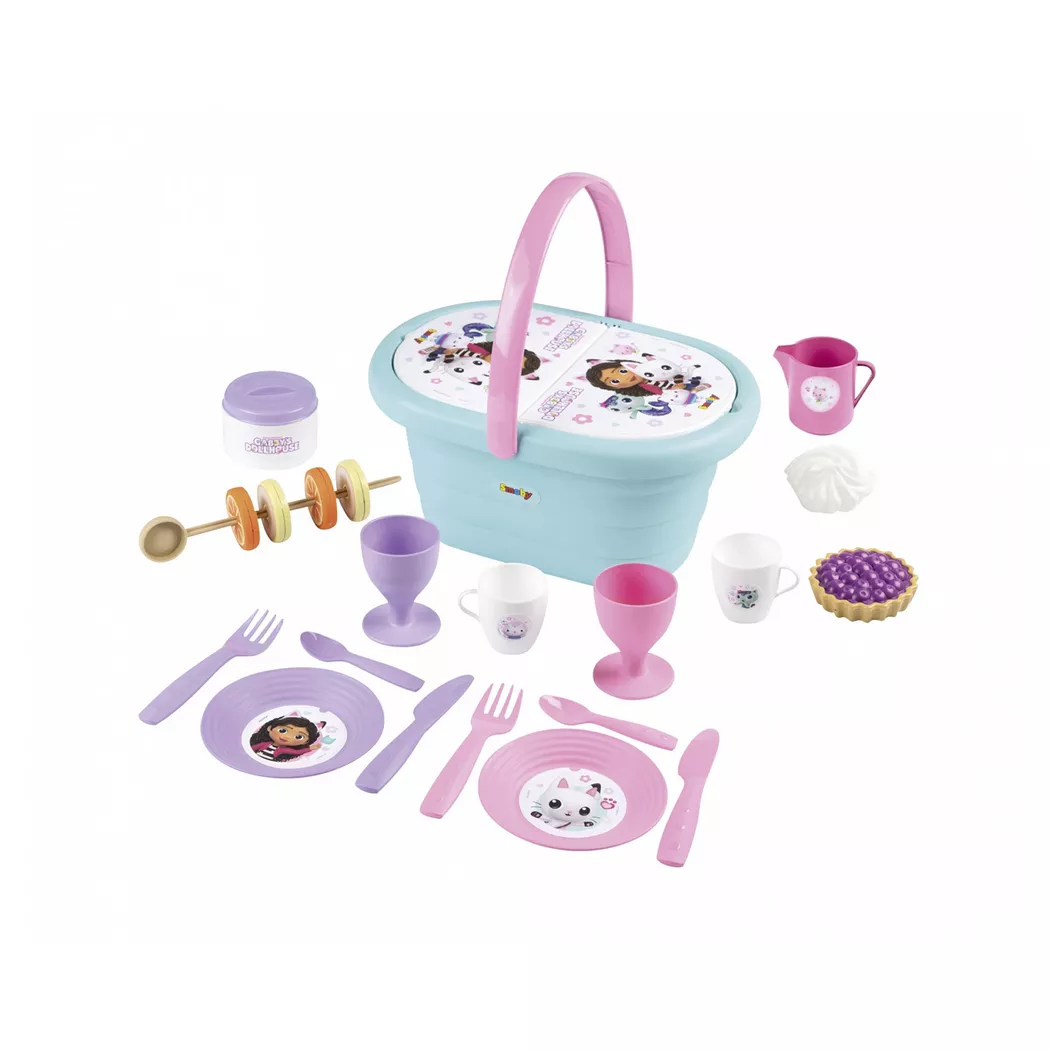Smoby Spielgeschirr "Gabbys Dollhouse Picknickkorb"