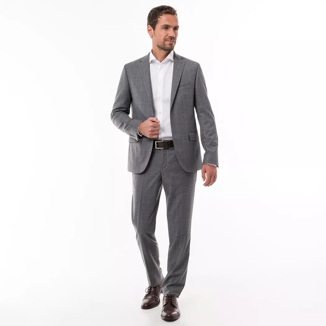 Manor Man - Anzughose, Modern Fit, für Herren, Grau, Größe 58