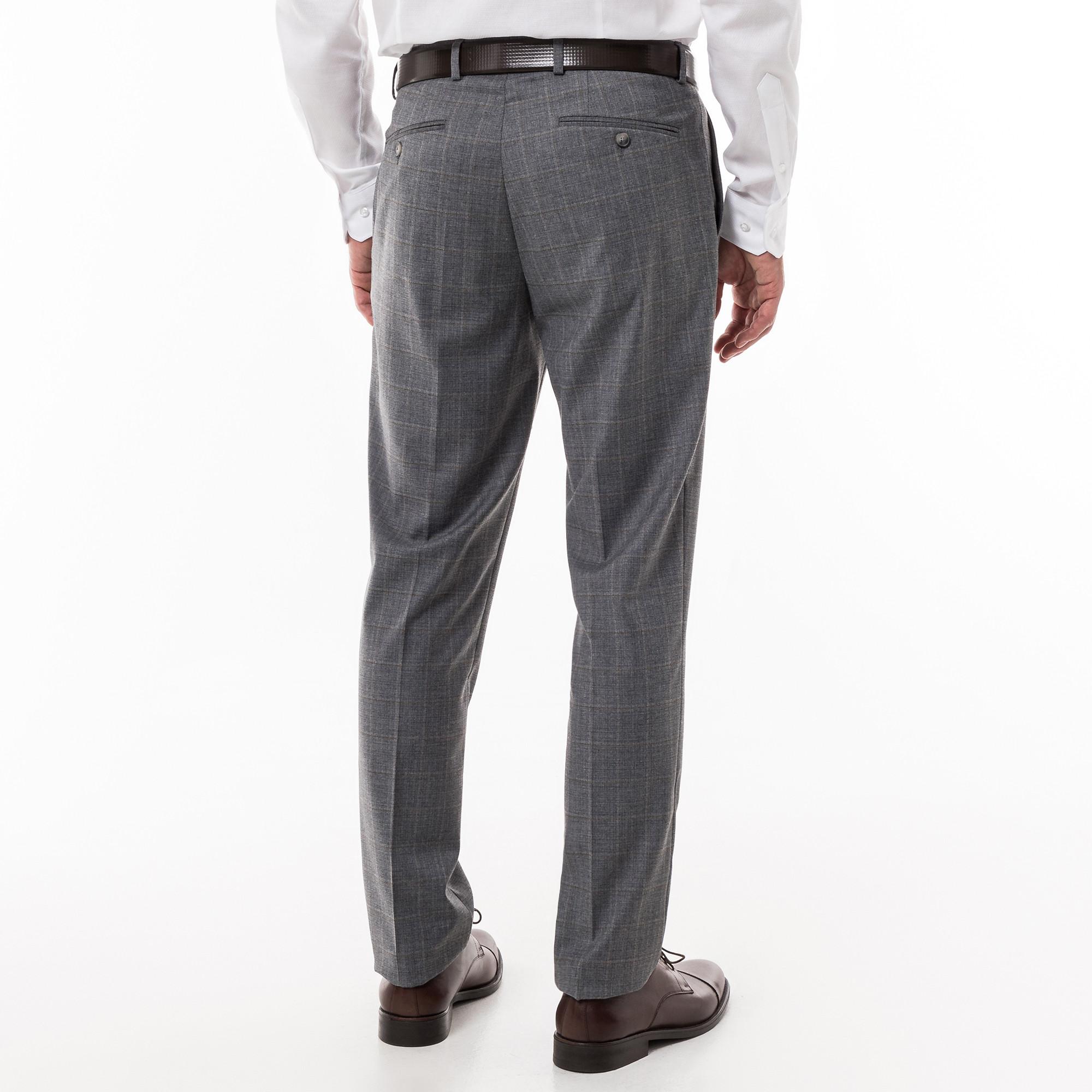 Manor Man Pantaloni abito Modern Fit Quadri  
