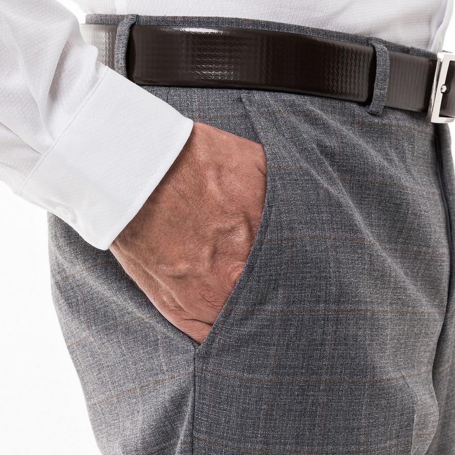 Manor Man Anzughose Modern Fit Kariert  