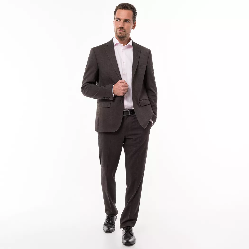 Manor Man - Anzughose, Modern Fit, für Herren, Braun, Größe 52